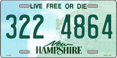 NH license plate 3224864