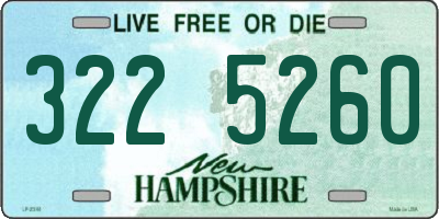 NH license plate 3225260