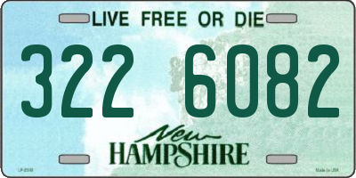NH license plate 3226082