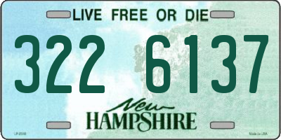 NH license plate 3226137