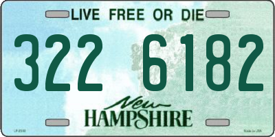 NH license plate 3226182