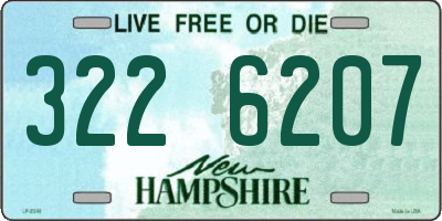 NH license plate 3226207