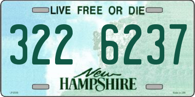 NH license plate 3226237