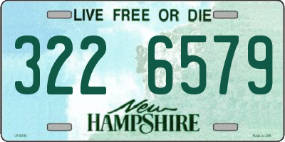 NH license plate 3226579