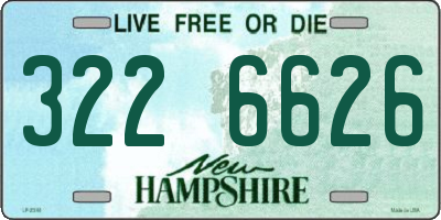 NH license plate 3226626