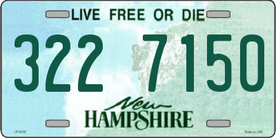 NH license plate 3227150