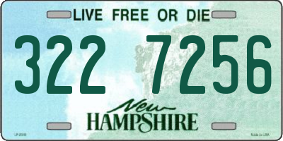 NH license plate 3227256