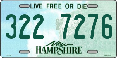 NH license plate 3227276