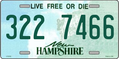 NH license plate 3227466