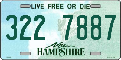 NH license plate 3227887