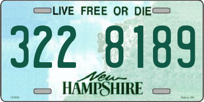 NH license plate 3228189