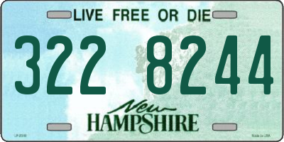 NH license plate 3228244