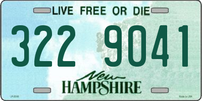 NH license plate 3229041