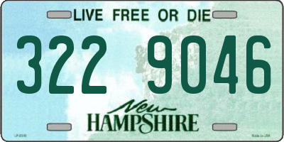NH license plate 3229046