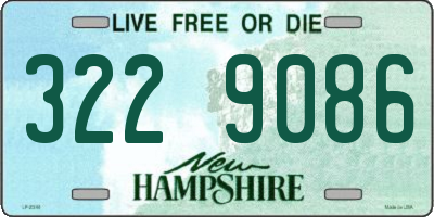 NH license plate 3229086