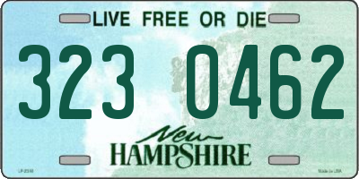 NH license plate 3230462