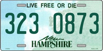 NH license plate 3230873