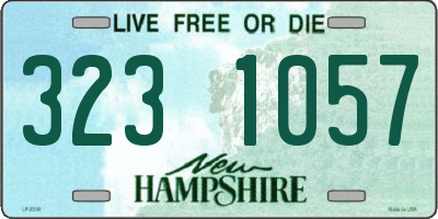 NH license plate 3231057