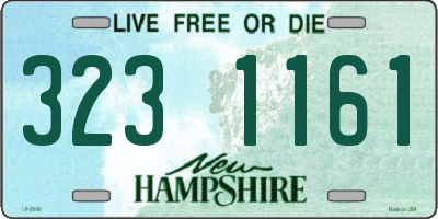 NH license plate 3231161