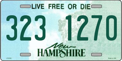 NH license plate 3231270