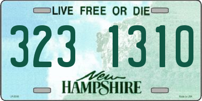 NH license plate 3231310