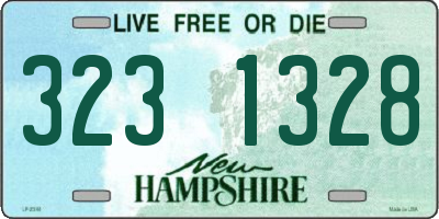 NH license plate 3231328