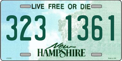 NH license plate 3231361