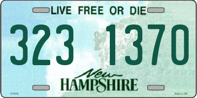 NH license plate 3231370