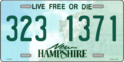 NH license plate 3231371