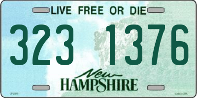 NH license plate 3231376