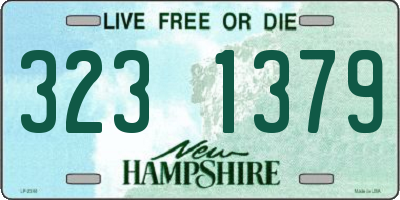 NH license plate 3231379