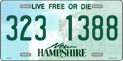 NH license plate 3231388