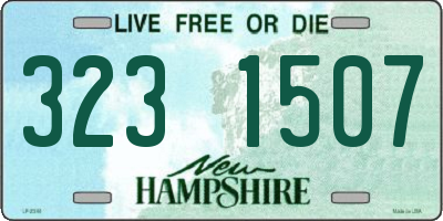 NH license plate 3231507