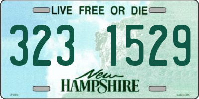 NH license plate 3231529
