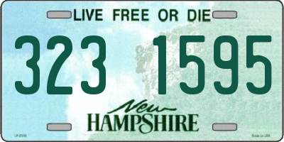 NH license plate 3231595