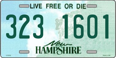 NH license plate 3231601