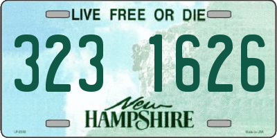 NH license plate 3231626