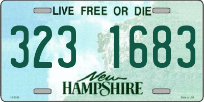 NH license plate 3231683