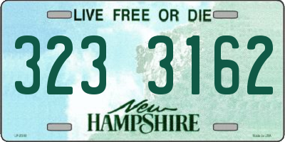 NH license plate 3233162