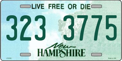 NH license plate 3233775
