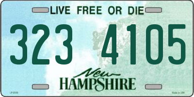 NH license plate 3234105