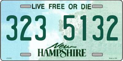 NH license plate 3235132