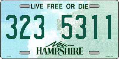 NH license plate 3235311
