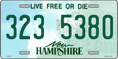 NH license plate 3235380