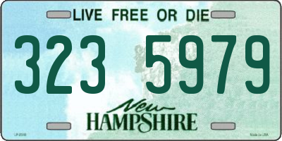 NH license plate 3235979