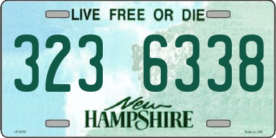 NH license plate 3236338