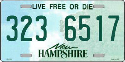 NH license plate 3236517