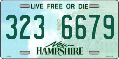 NH license plate 3236679