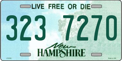NH license plate 3237270