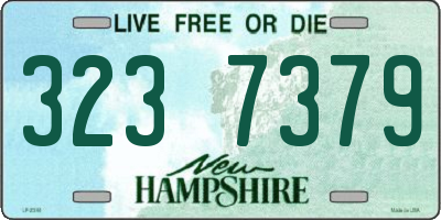NH license plate 3237379
